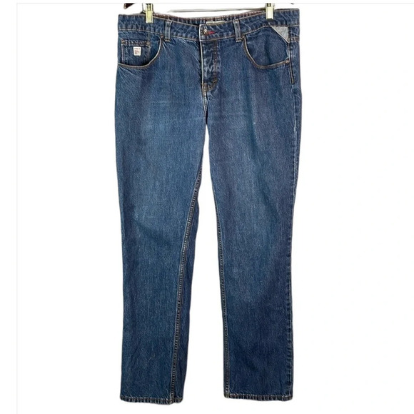O’NEILL Mens Straight Leg Button Fly Jeans Blue Medium Wash Denim 5 Pocket 36 - Picture 2 of 13
